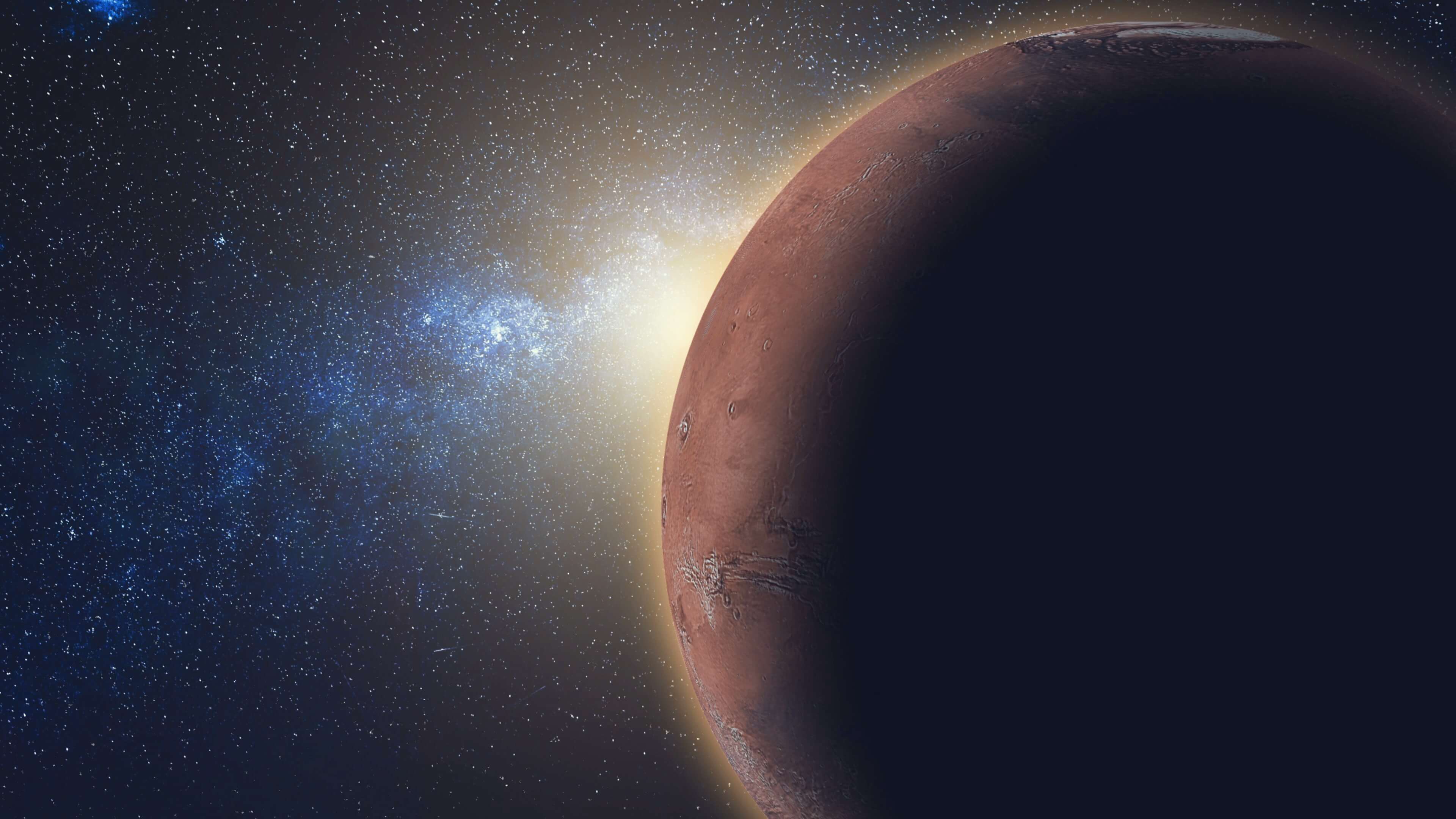 Mars in space