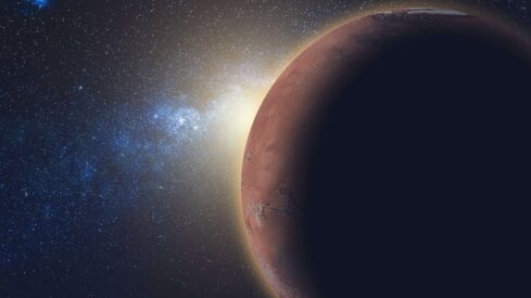 Mars in space