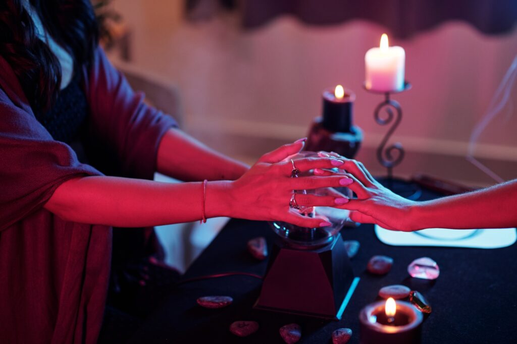 Psychic and Client Reading Future